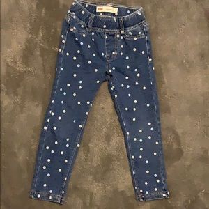 Levi’s Toddler Girl’s Polka Dot Jeggings